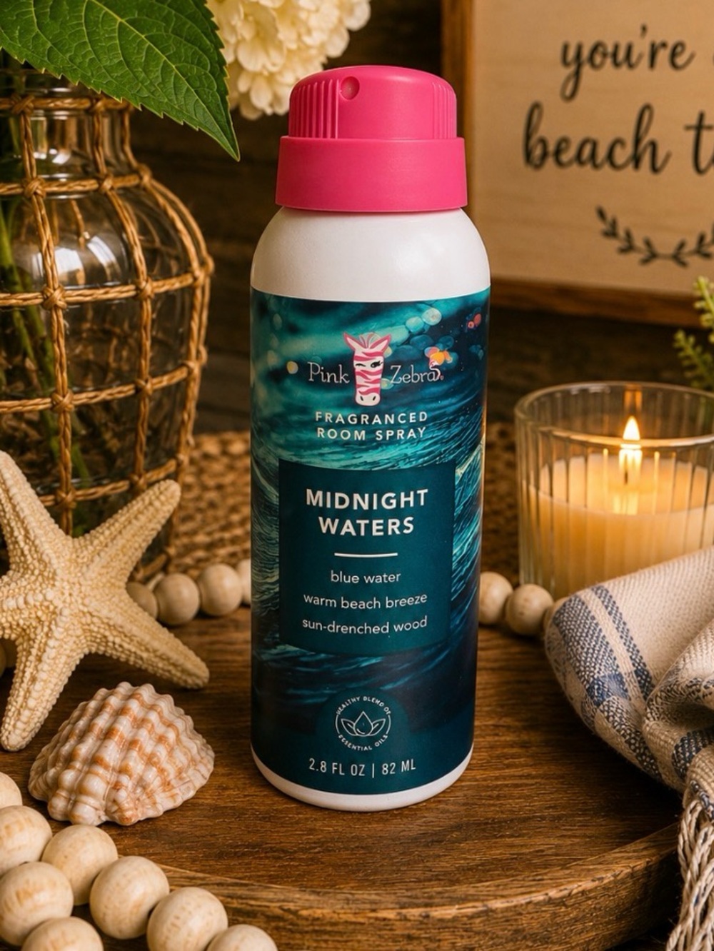 Pink Zebra Midnight Waters Fragranced Room Spray